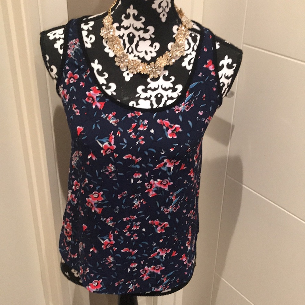 French Connection dressy floral tank